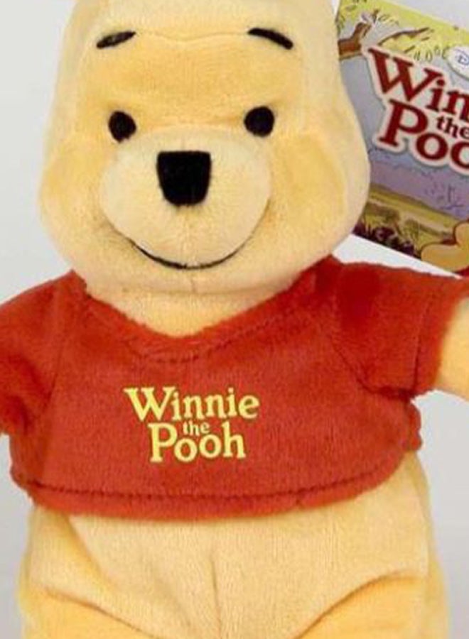 Winnie The Pooh Teddy Bear Stuffed Soft Toy 8inch - Image 2