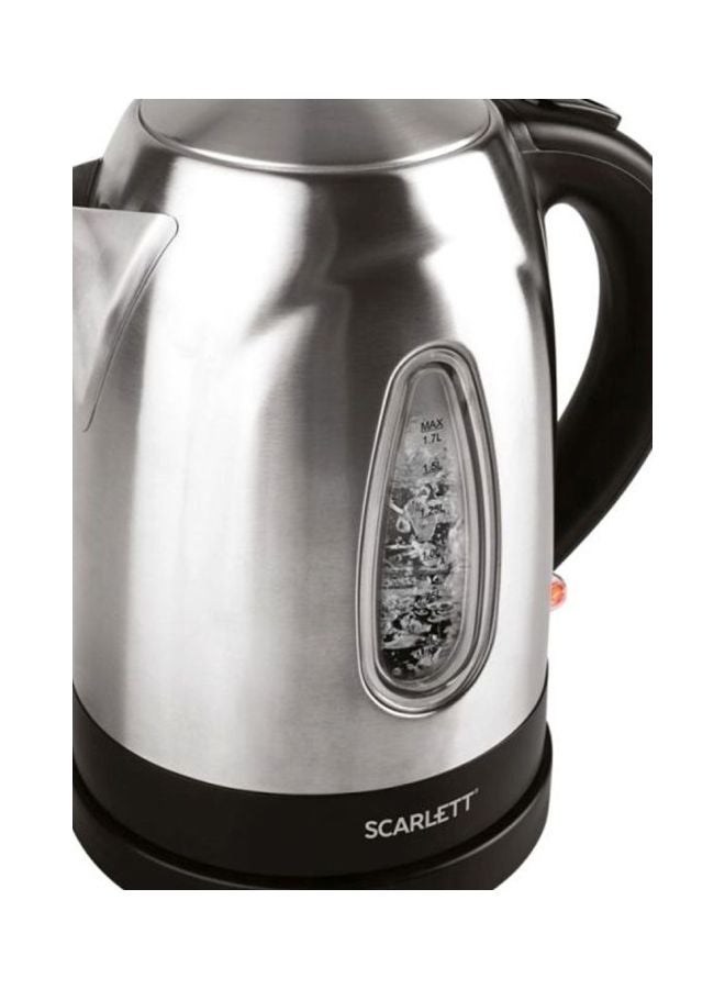 Scarlett Electric Kettle 1.7L 1.7 L 2200 W EK21S62 Silver/Black  - Image 3