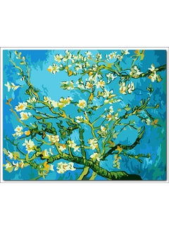 Almond Blossom Acrylic Wall Art Activity Kit Multicolour 40x50cm