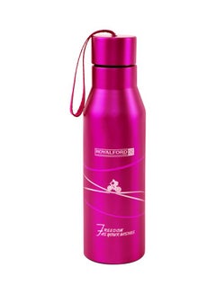 Royalford Vacuum Water Bottle Pink/White 720ml  - Image 1