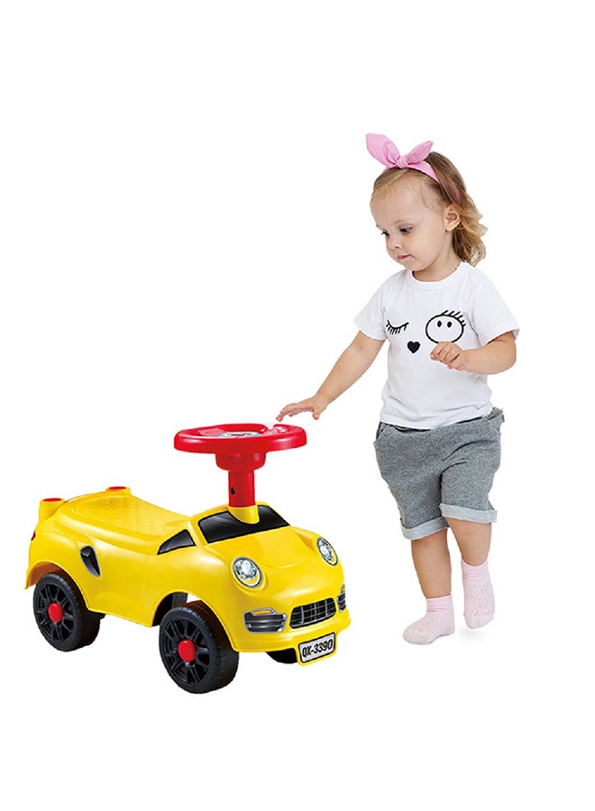 QUNXING - High-Quality Plastic Cartoon Stroller With Removable Backrest For Kids 21x49x42cm - Image 1