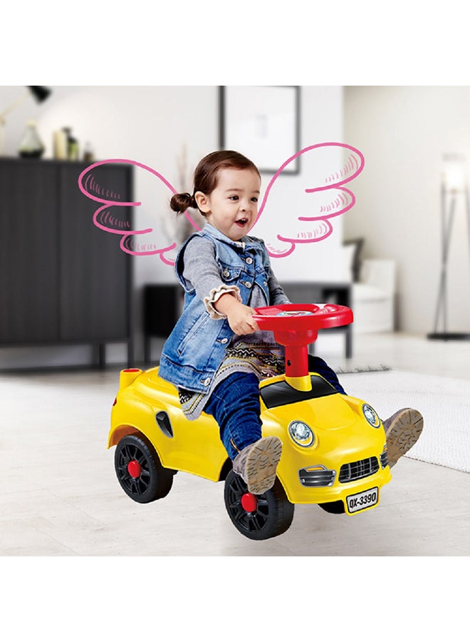 QUNXING - High-Quality Plastic Cartoon Stroller With Removable Backrest For Kids 21x49x42cm - Image 1