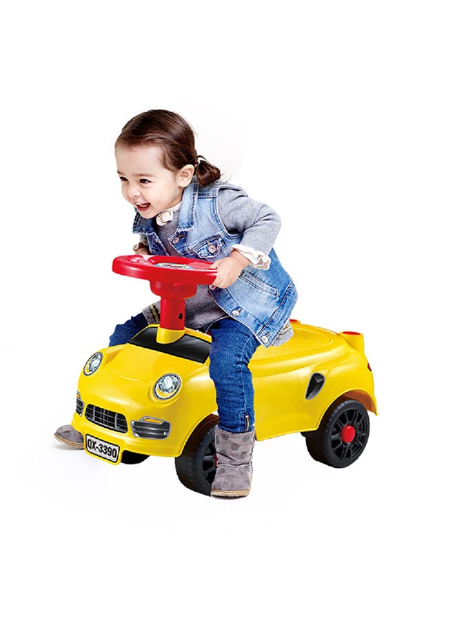 QUNXING - High-Quality Plastic Cartoon Stroller With Removable Backrest For Kids 21x49x42cm - Image 1