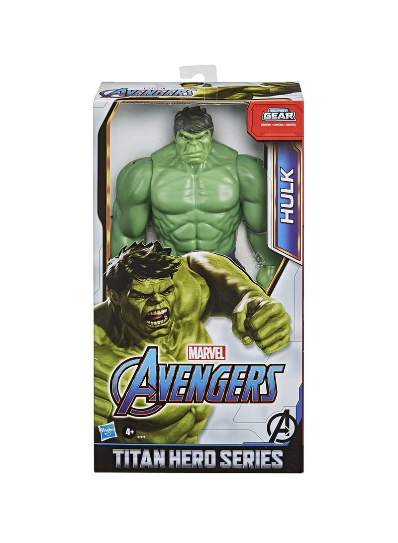 AVENGERS - Marvel Titan Hero Series Blast Gear Deluxe Hulk Action Figure 12inch - Image 1