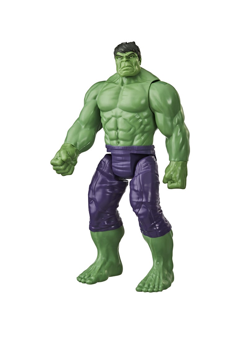 AVENGERS - Marvel Titan Hero Series Blast Gear Deluxe Hulk Action Figure 12inch - Image 1