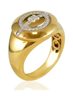 STARGEMS 18 Karat Gold Diamond Studded Ring  - Image 2