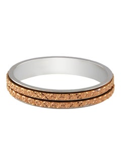 STARGEMS 18 Karat White With Rose Gold Two Tone Wedding Ring  - Image 1