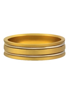 STARGEMS 18 Karat White With Yellow Gold Two Toned Wedding Ring  - Image 1