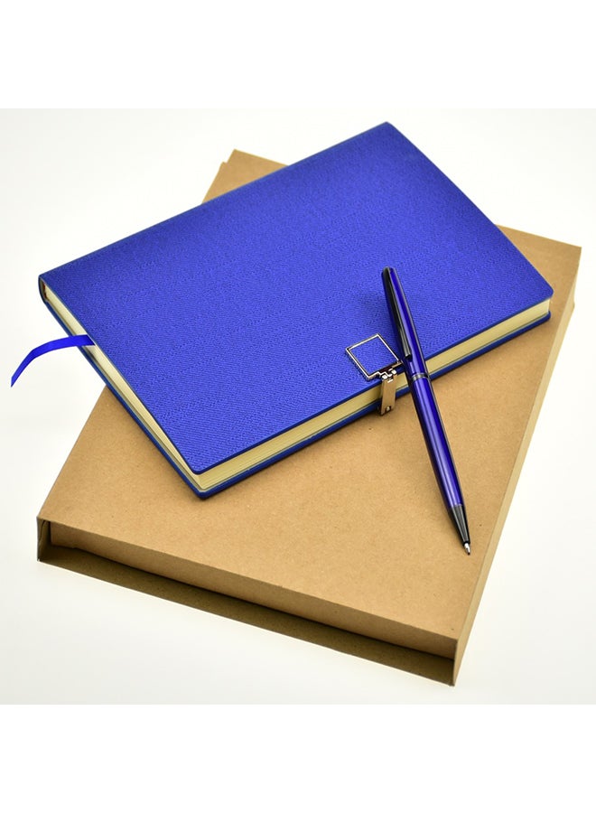 Generic - A5 Noteebook With Pen Set Blue - Image 1