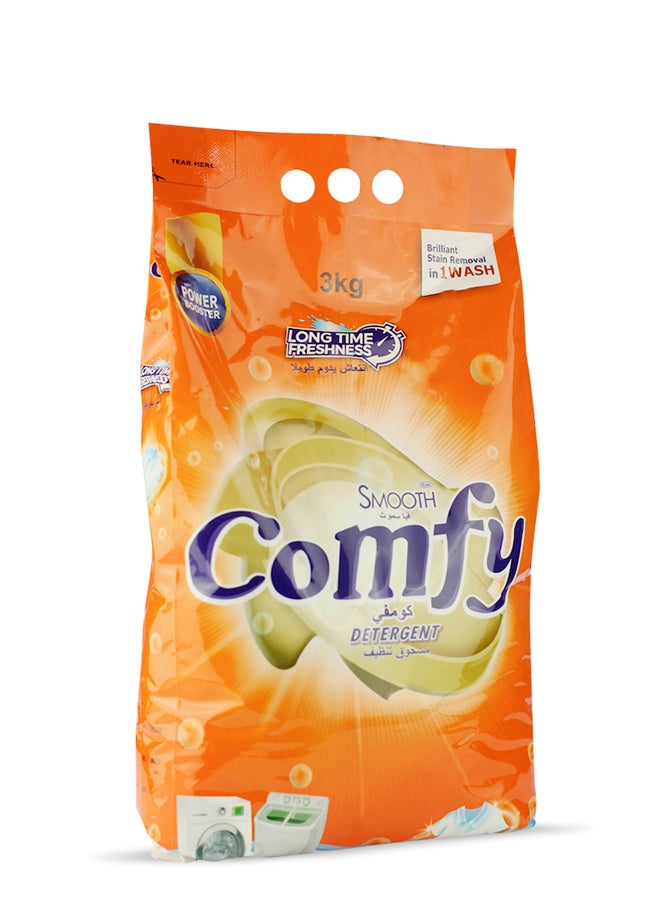 Feah smooth - Comfy Detergent Powder Orange 3kg - Image 1