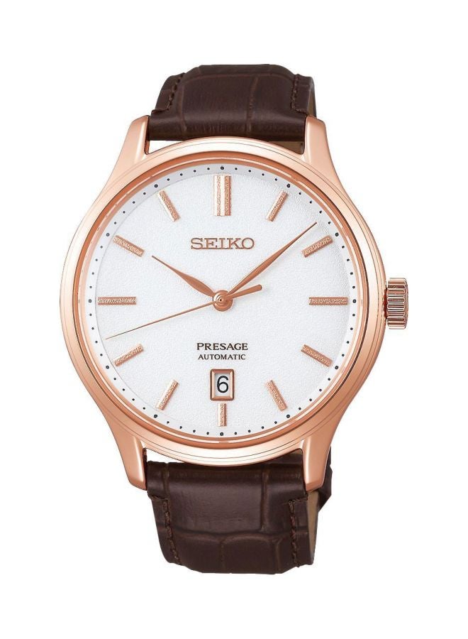 Seiko - Women's Presage Water Resistant Analog Watch SRPD42J1 - Image 1