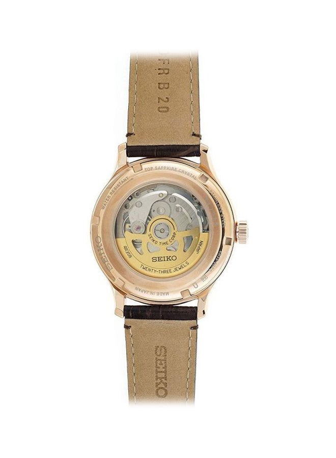 Seiko - Women's Presage Water Resistant Analog Watch SRPD42J1 - Image 1