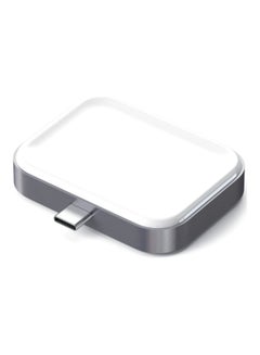SATECHI Wireless USB-C Charging Dock For Apple AirPods/AirPods Pro White  - Image 3