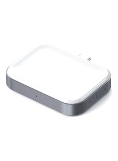 SATECHI Wireless USB-C Charging Dock For Apple AirPods/AirPods Pro White  - Image 2