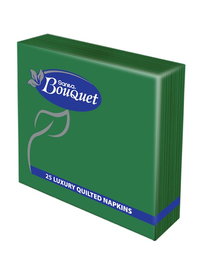 Sanita Bouquet - Luxury Quilted Napkins 25 Piece Multicolour 40x40cm - Image 1