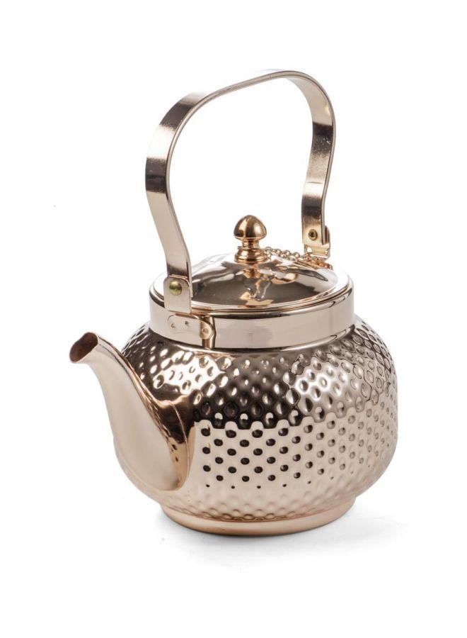 AL RIMAYA Brass Dotted Kettle Brass 2L 20x20x15cm  - Image 2
