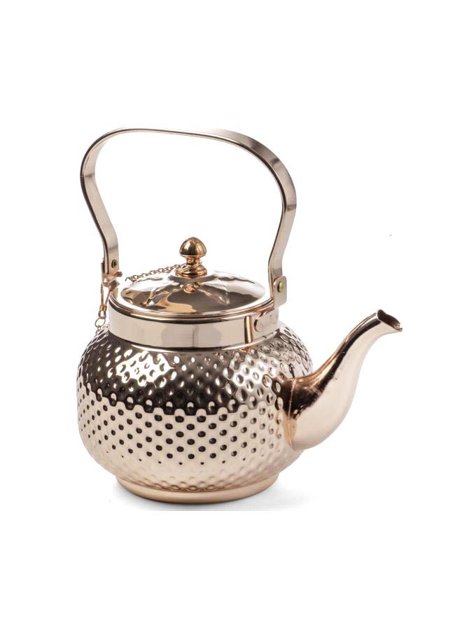 AL RIMAYA Brass Dotted Kettle Brass 2L 20x20x15cm  - Image 3
