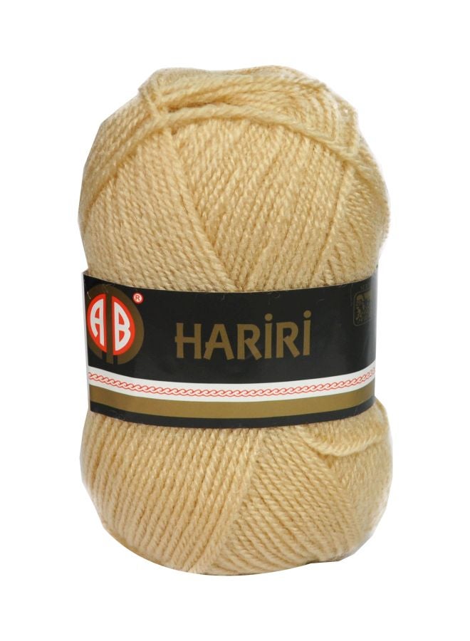 MAB Hariri Knitting Yarn 219 Beige 132meter 