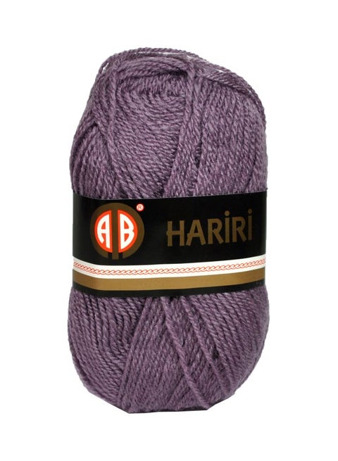Hariri Knitting Yarn 333 Plum 132meter