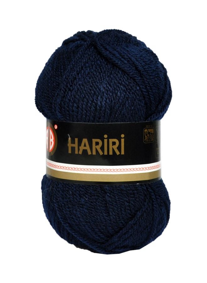 Hariri Knitting Yarn 209 Navy Blue 132meter - v1598440925/N39967596A_1