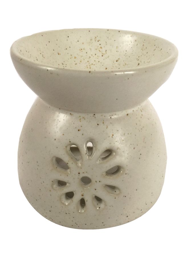 Orchid Ceramic Incense Oil Burner Beige 42cm  - Image 1
