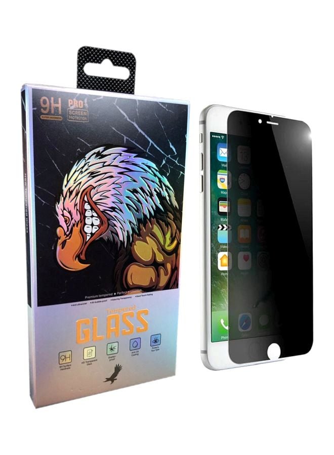 9H Tempered Glass Anti Spy Screen Protector For Apple iPhone SE (2020) Black - Image 1