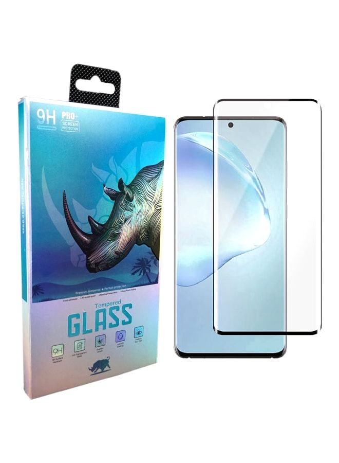 9H Tempered Glass Screen Protector For Samsung Galaxy S20 Clear/Black - Image 1