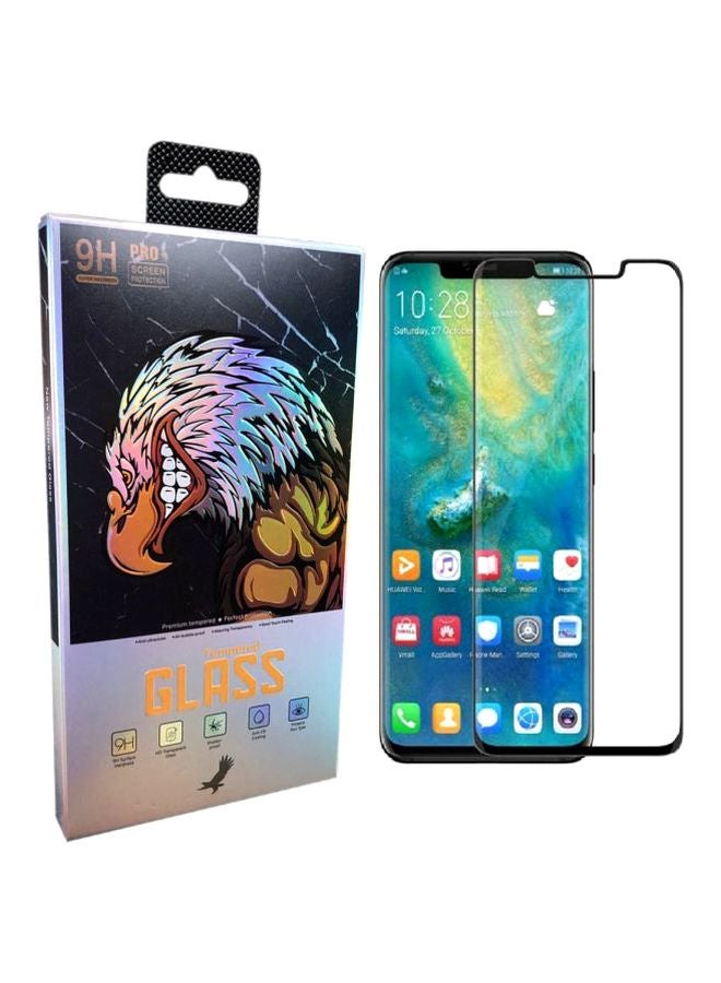 9 إتش لاصقة حماية للشاشة من الزجاج المقوى برو بلس لهاتف هواوي ميت 20 برو أسود/شفاف - Image 1