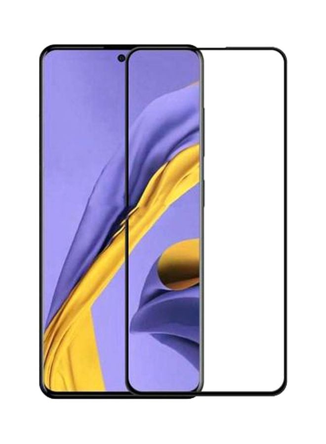 9H Pro Plus Tempered Glass Screen Protector For Samsung A51 Black/Clear - Image 2