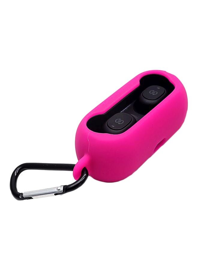 كيو سي واي غطاء حماية سماعة بلوتوث من السيليكون وردي - Image 1