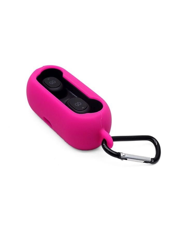 كيو سي واي غطاء حماية سماعة بلوتوث من السيليكون وردي - Image 2