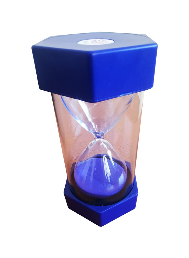 asmat Hourglass Sand Timer Blue/Clear 16cm  - Image 2