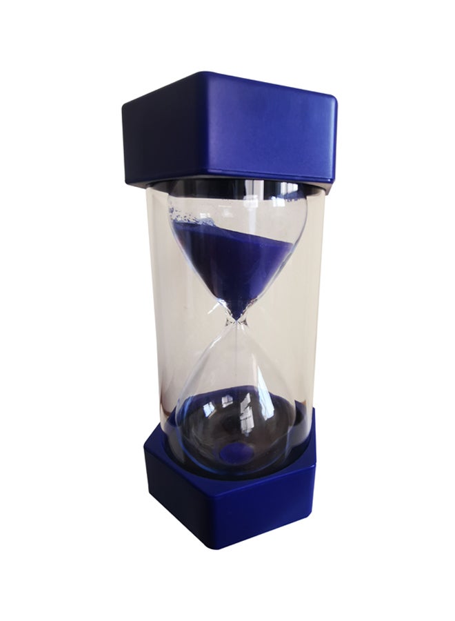 asmat Hourglass Sand Timer Blue/Clear 16cm  - Image 1