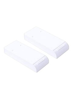 Pack Of 2 Expandable Desk Drawer Organizer White