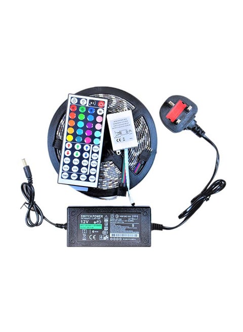 4-Piece Color Changing LED Light Strip Set With Remote Multicolour 5meter