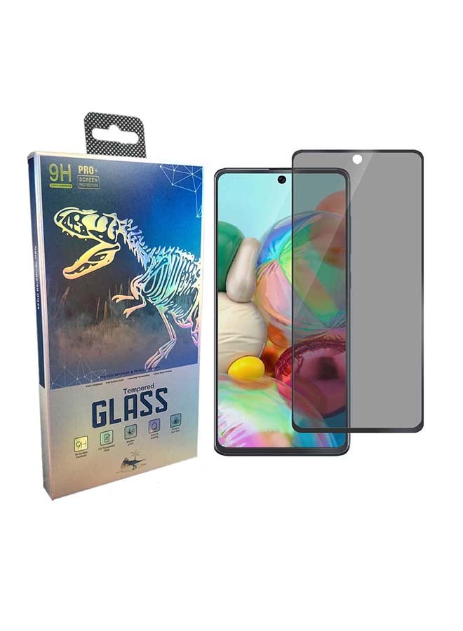 9 إتش لاصقة حماية للشاشة للحفاظ على الخصوصية مناسبة لهاتف سامسونج A71. شفاف