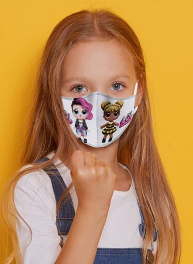 DINA ZAKI Lol Surprise Printed Protective Face Mask - Image 4