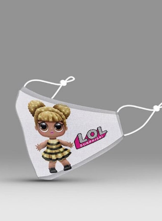 DINA ZAKI Lol Surprise Printed Protective Face Mask - Image 3