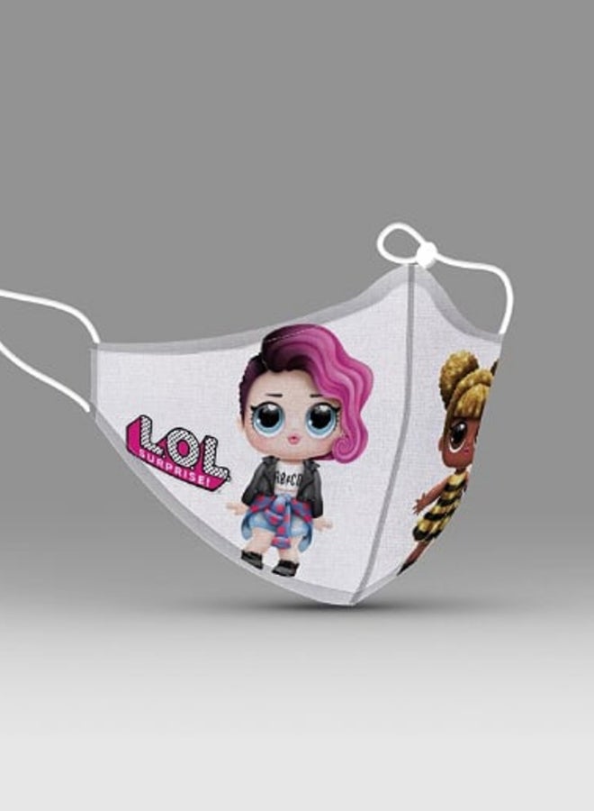 DINA ZAKI Lol Surprise Printed Protective Face Mask - Image 2