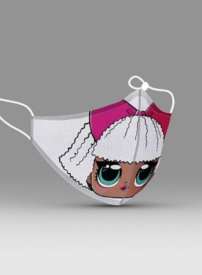 DINA ZAKI Lol Surprise Printed Protective Face Mask - Image 2