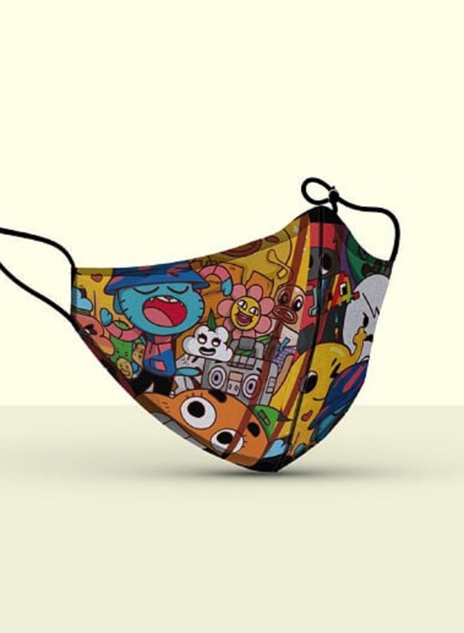 DINA ZAKI Lol Surprise Printed Protective Face Mask - Image 3