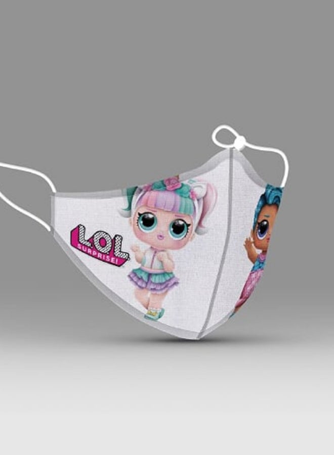 DINA ZAKI Lol Surprise Printed Protective Face Mask - Image 2