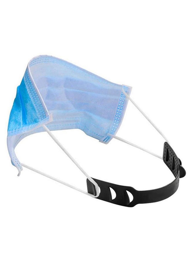 SAPU 6-Piece Adjustable Face Mask Ear Grip Set Black 14.5 x 2.6cm - Image 2