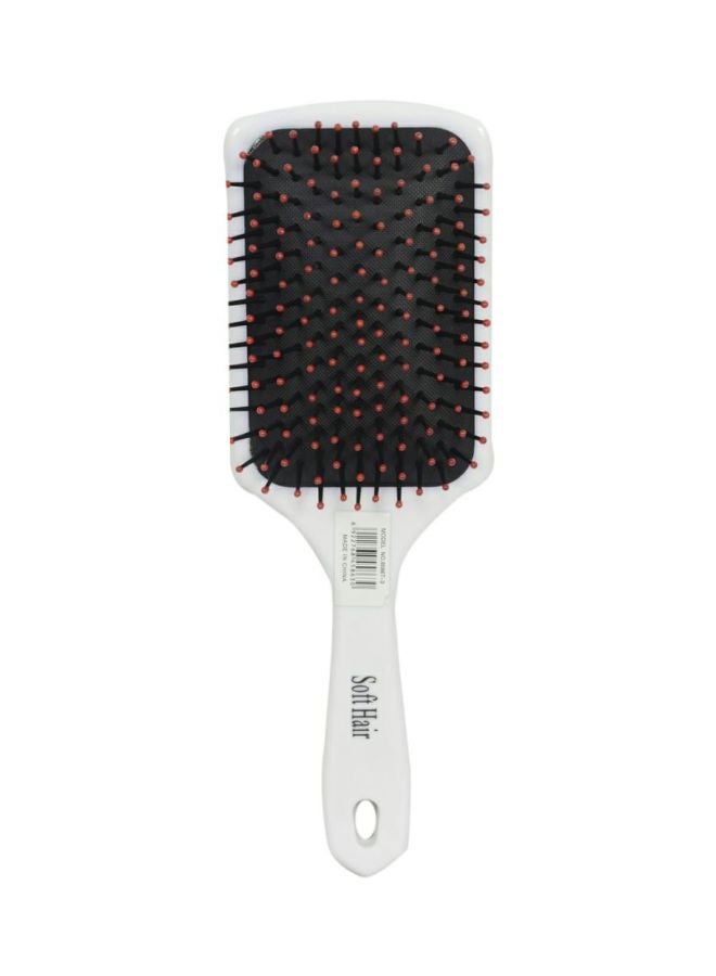 Soft Hair Flamingo Printed Hair Brush Red/White/Black 24.5x8.5x3.5cm  - Image 1