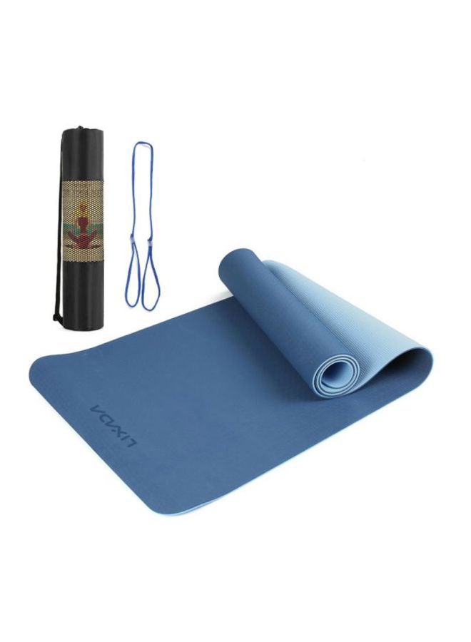 LIXADA Dual-Sided Yoga Mat With Carrying Strap And Storage Bag 72.05x24.01inch  - Image 1
