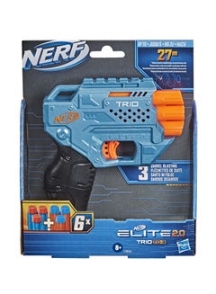 Nerf Elite 2.0 Trio Sd-3 Blaster -- Includes 6 Official Nerf Darts -- 3-Barrel Blasting -- Tactical Rail For Customizing Capability - v1598457592/N39409801A_1