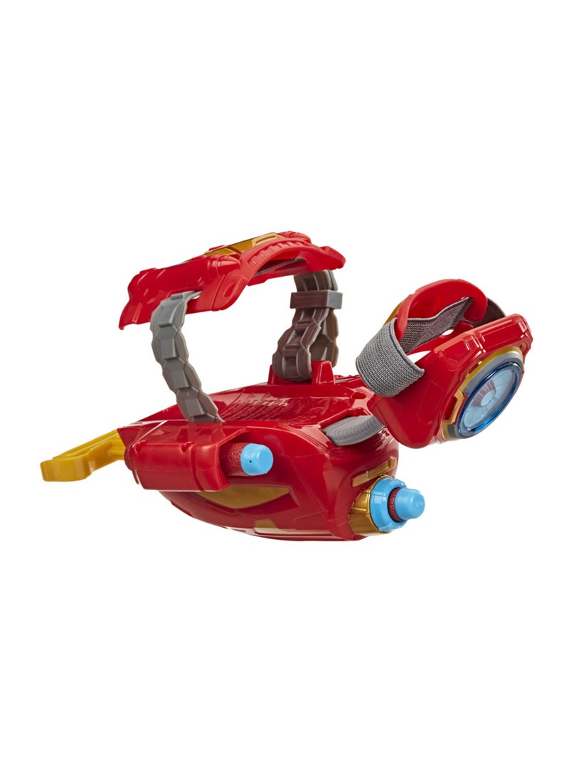 MARVEL - Nerf Power Moves Marvel Avengers Iron Man Repulsor Blast Gauntlet Nerf Dart-Launching Toy For Kids Roleplay, Toys For Kids Ages 5 And Up - Image 1