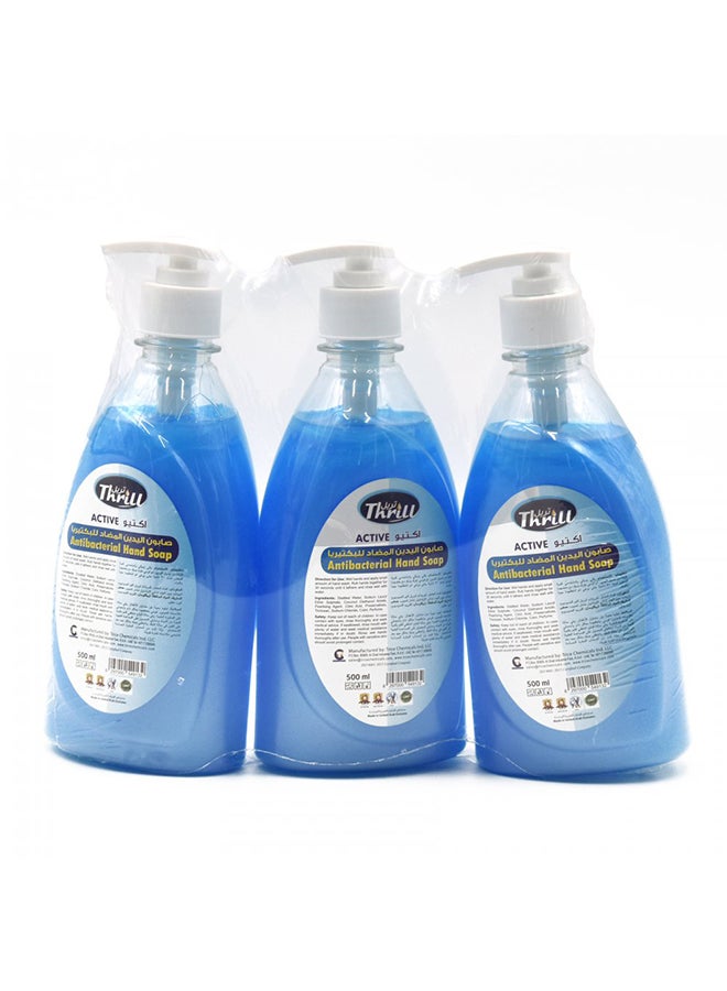 ثريل صابون يدين مضاد للبكتيريا 3x500ملليلتر - Image 3
