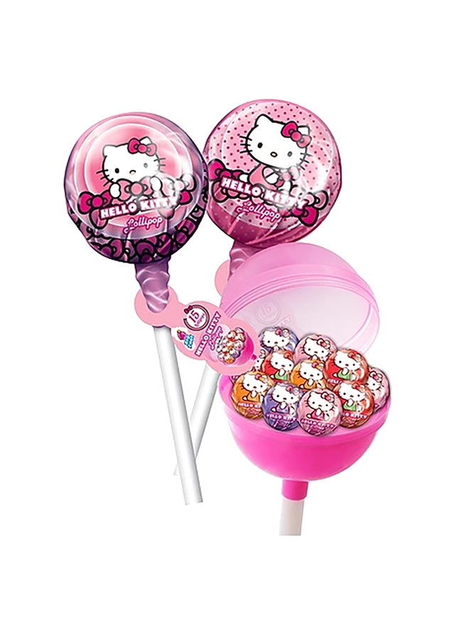 Hello Kitty - Lollipop 135grams Pack of 15 - Image 1