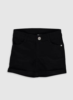 Kids Mid-Rise Shorts Black - v1598460538/N39831907V_1